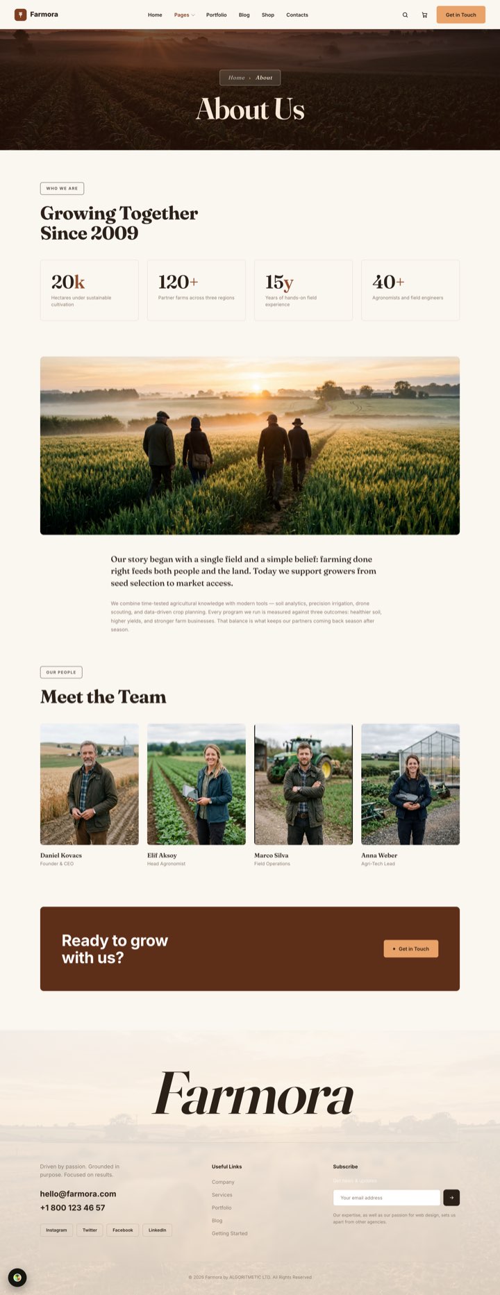 Terra — About Us page