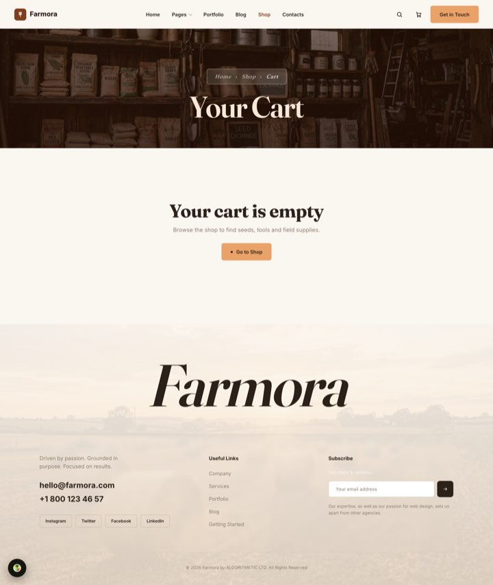 Terra — Cart page