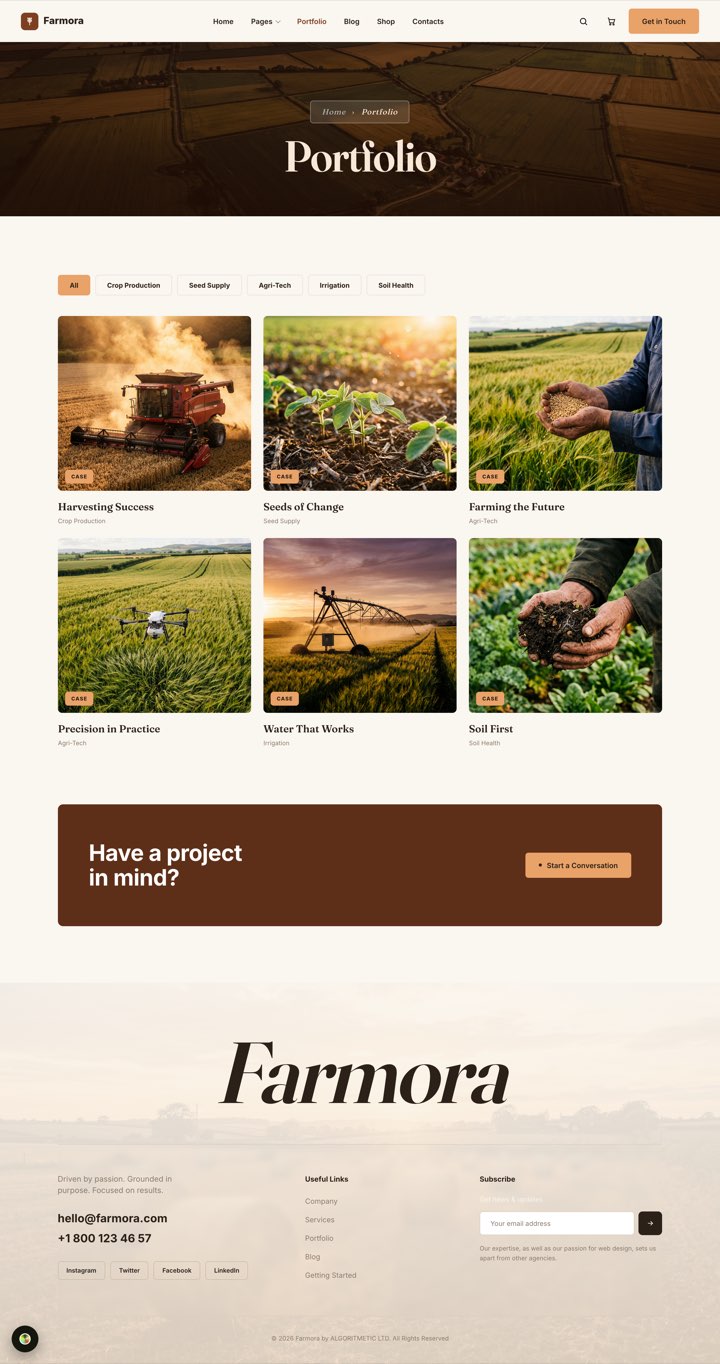 Terra — Portfolio page