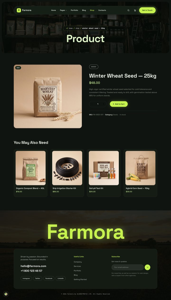 Nightfield — Product page