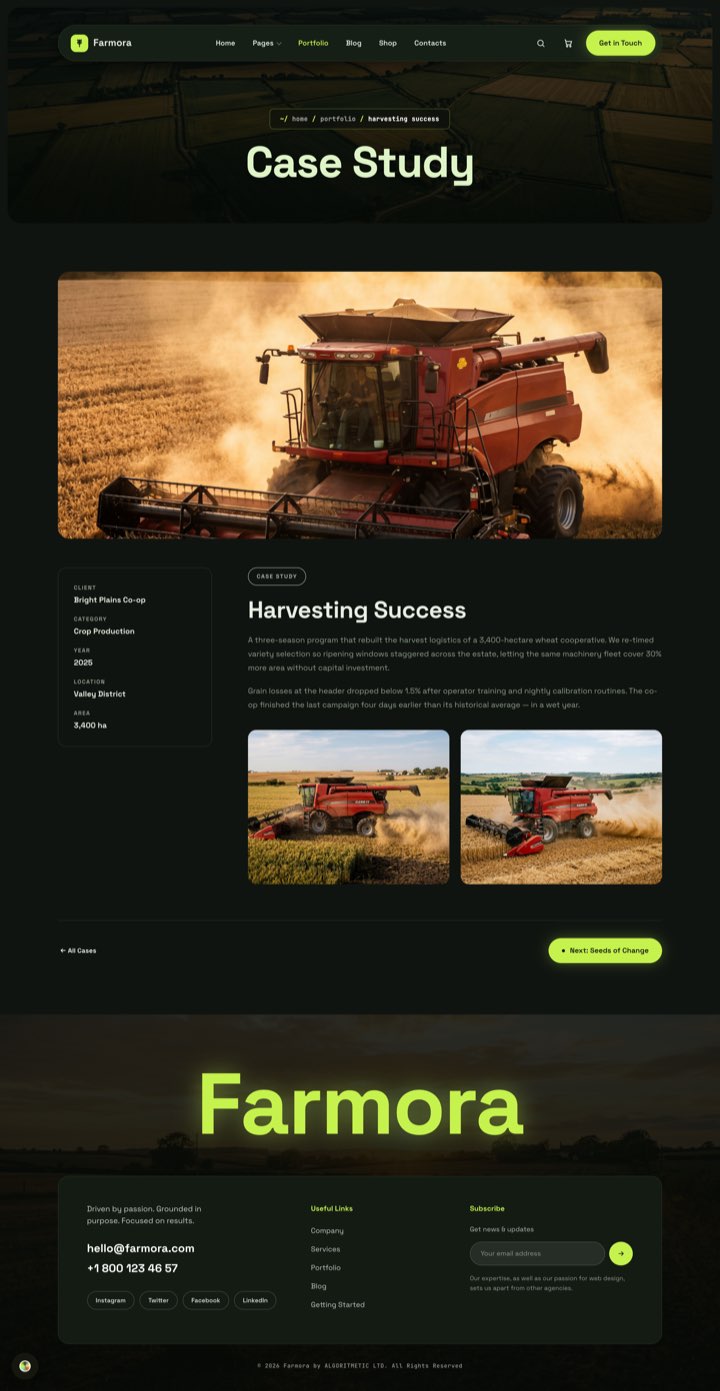 Nightfield — Case Study page