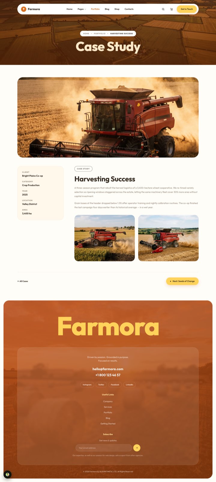 Sunhaven — Case Study page
