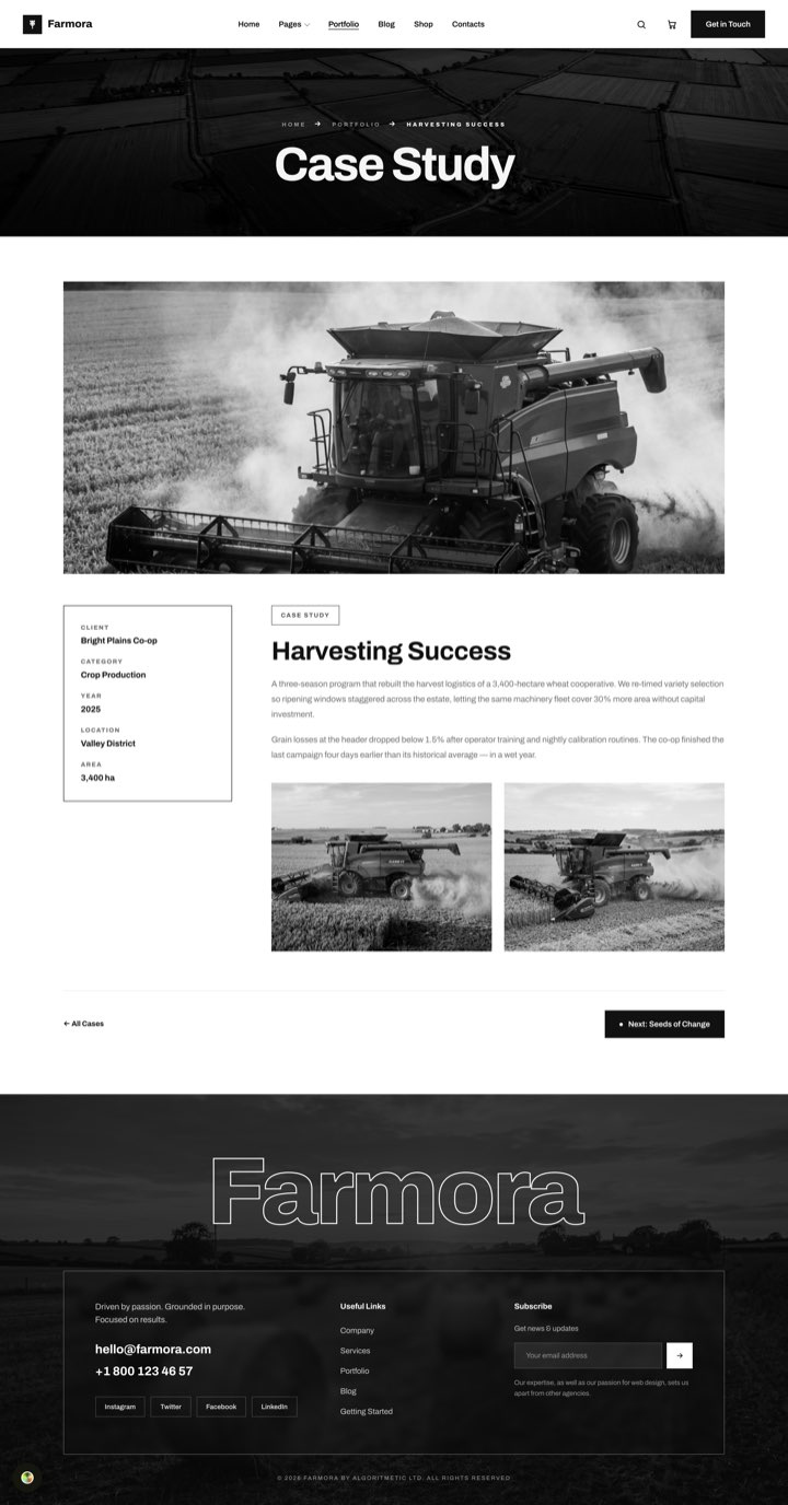 Monoline — Case Study page
