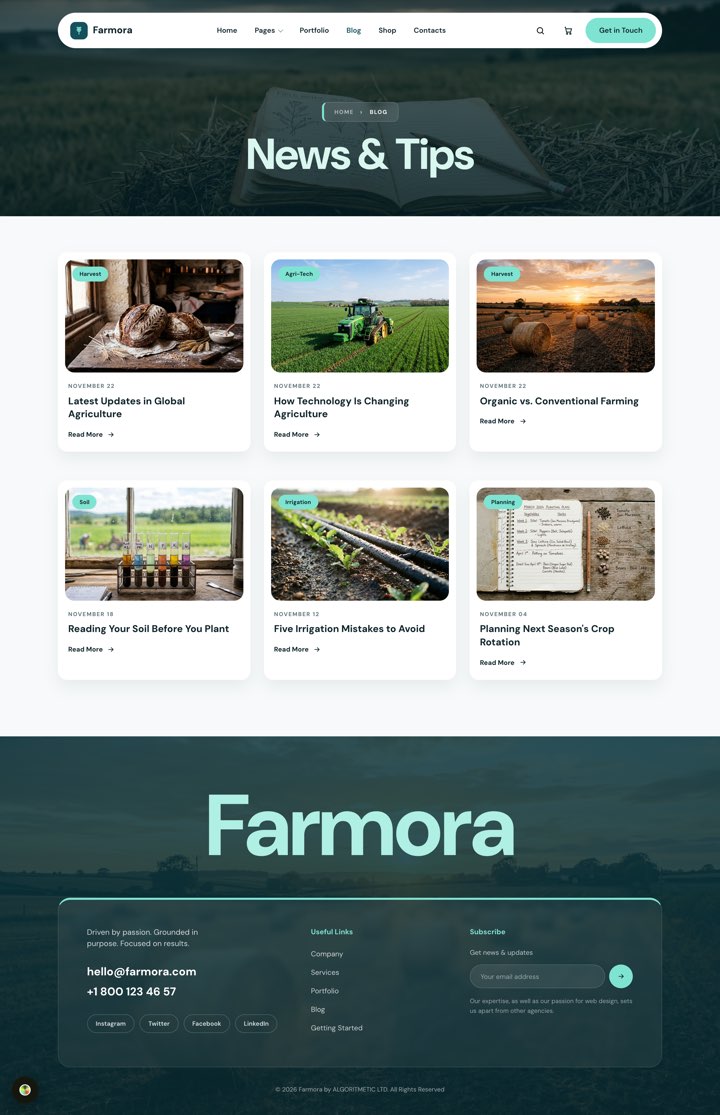 Riverflow — Blog page