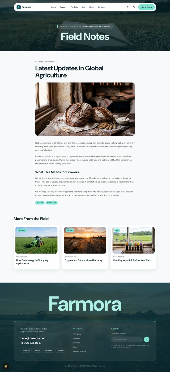 Riverflow — Blog Single page