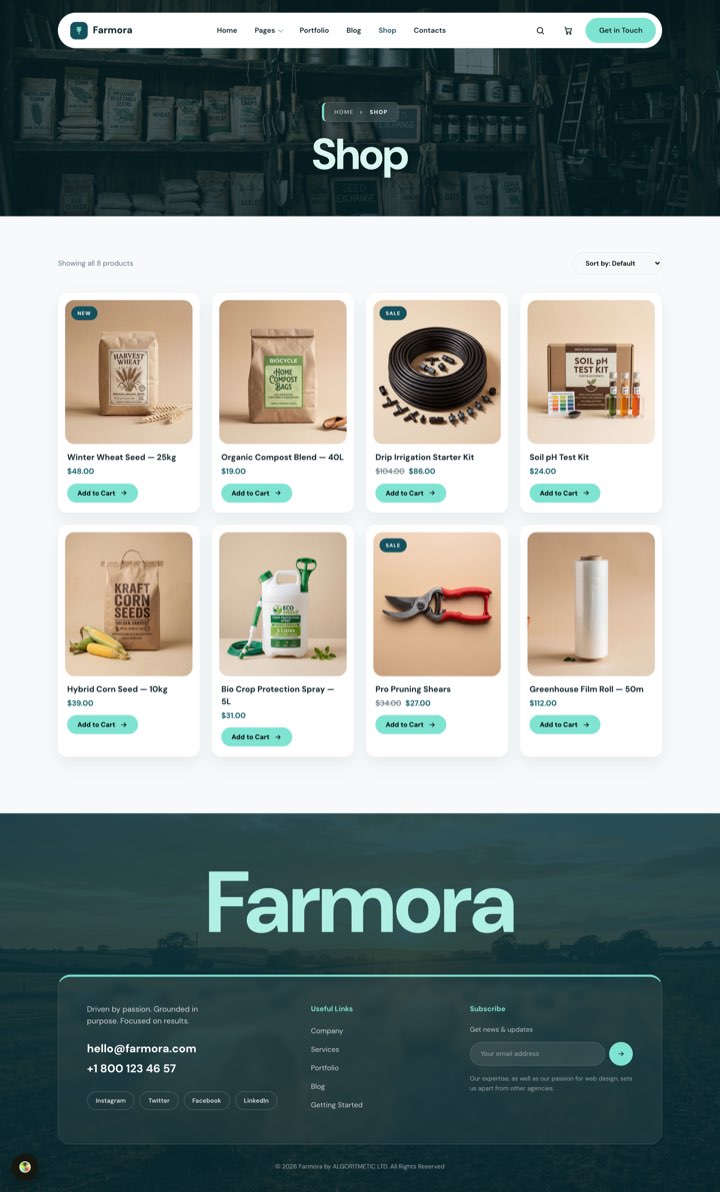 Riverflow — Shop page