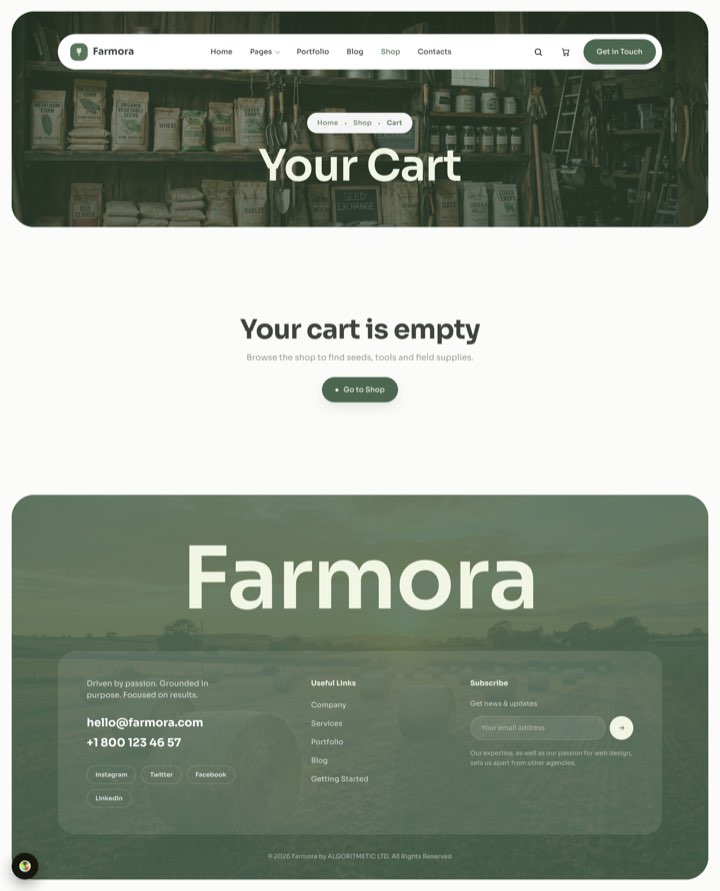 Meadow — Cart page