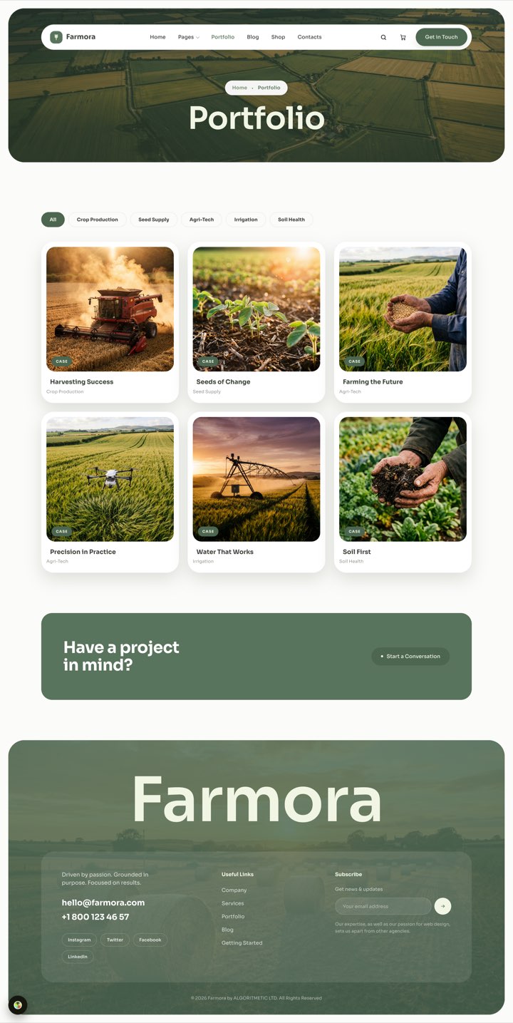 Meadow — Portfolio page